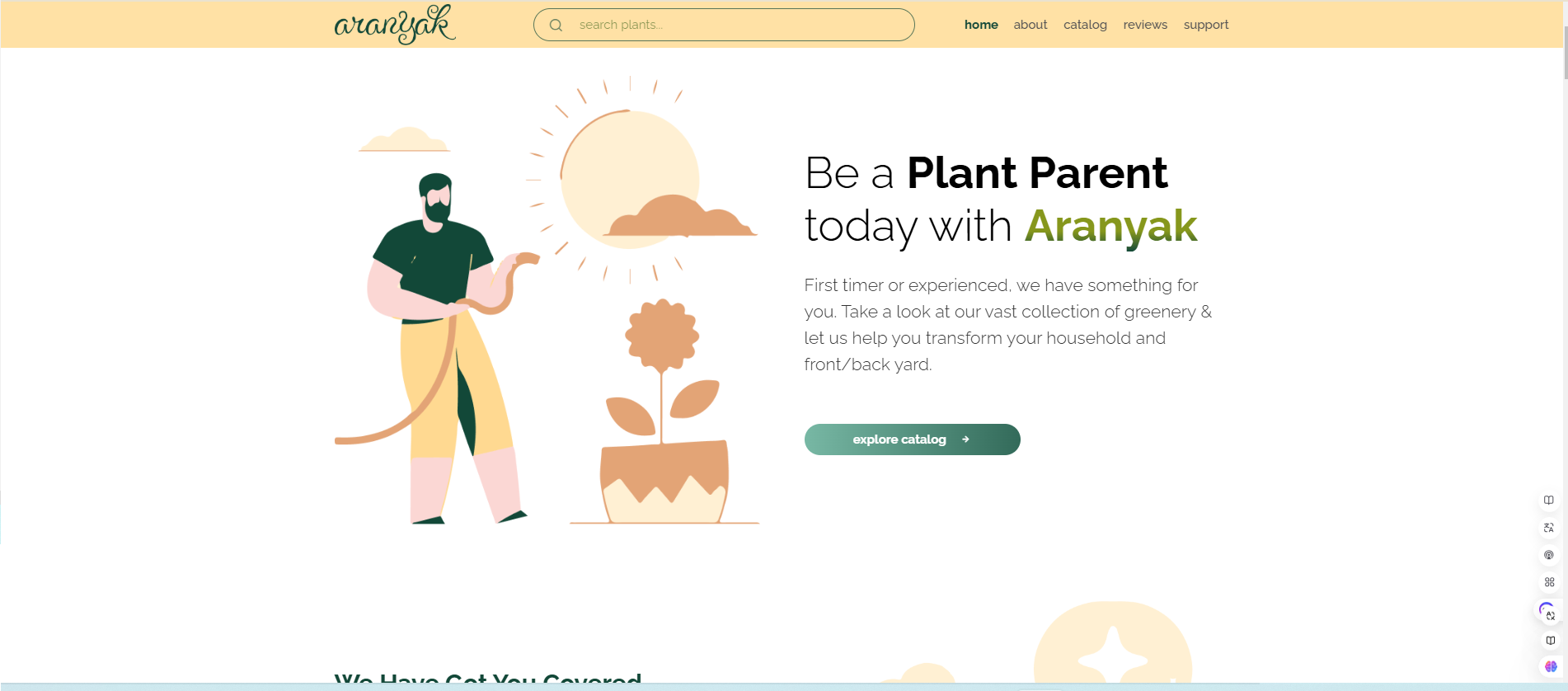 Projeto de Site Institucional - Aranyak
